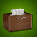 luxe tissuebox met walnoothoutlook