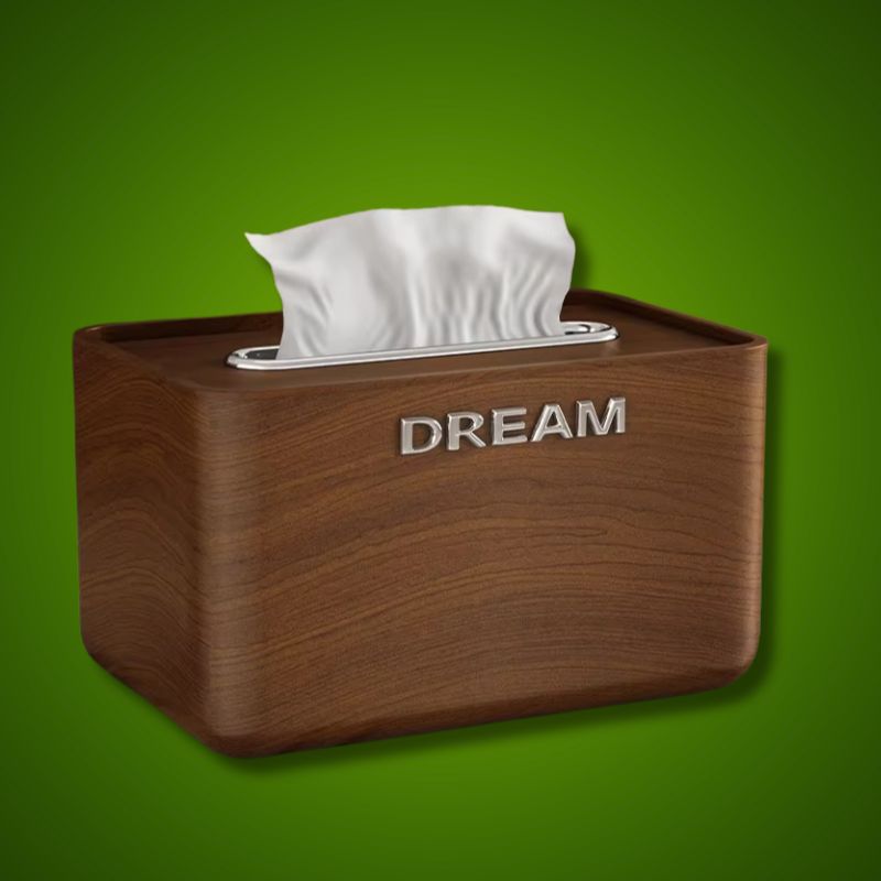 luxe tissuebox met walnoothoutlook