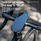 Siliconen telefoonhouder voor fiets