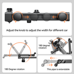 Support de tablette rotatif à 360° pour appui-tête de voiture