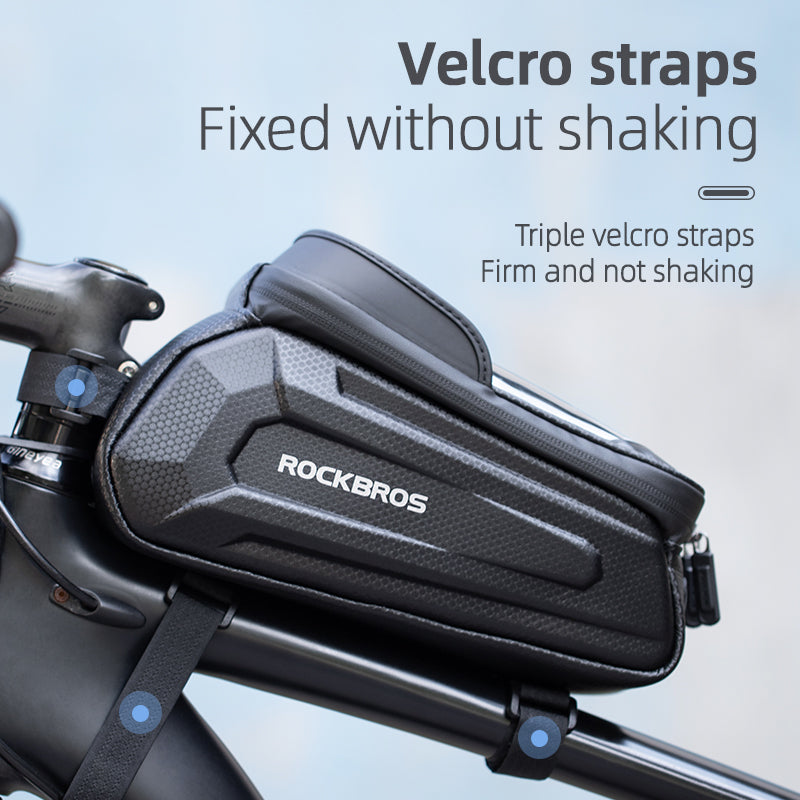 Sacoche de vélo avec support pour téléphone