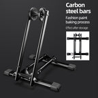 foldable vertical bike stand