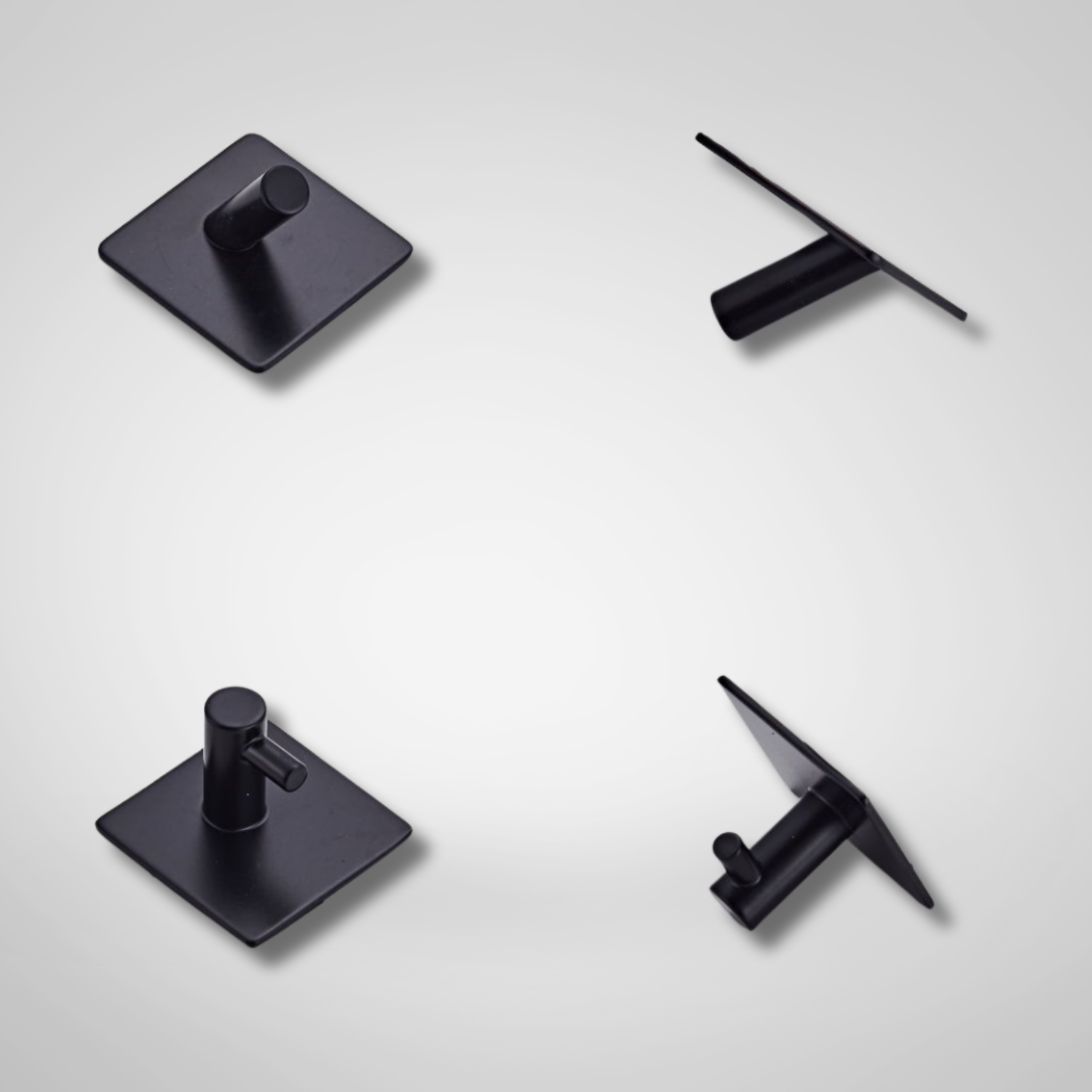 Patère adhésive au design moderne (lot de 2)